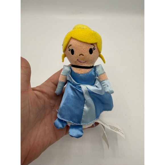 Disney Other - Disney Princess Cinderella Small Plush Doll Just Play Blue Satin Dress 5 Inch